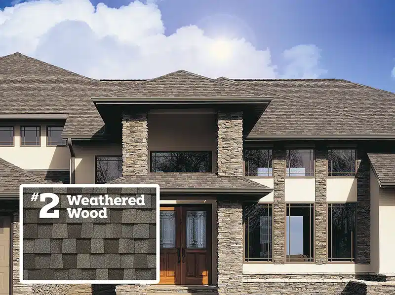 Weathered Wood shingle roof