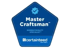 LocalRoofs is a certified CertainTeed Master Craftsman