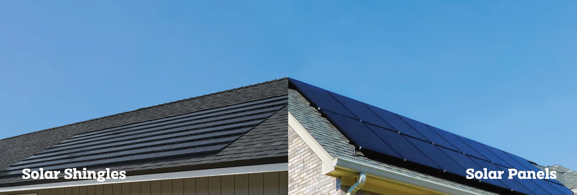 Solar shingles versus solar panels