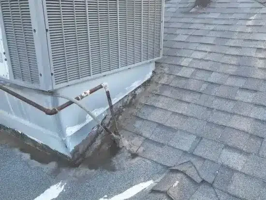 Common Roof problems - Cracked Seals Around AC Ducts