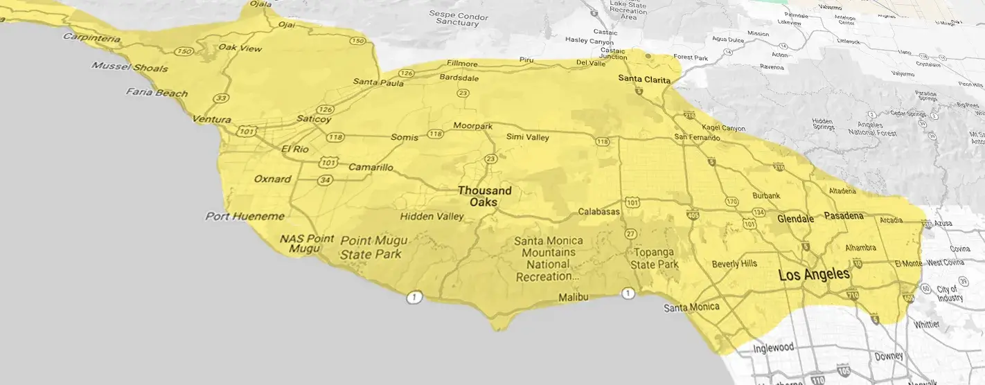 LocalRoofs service area
