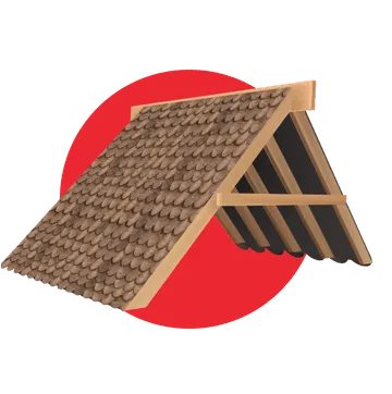 Shingle roof